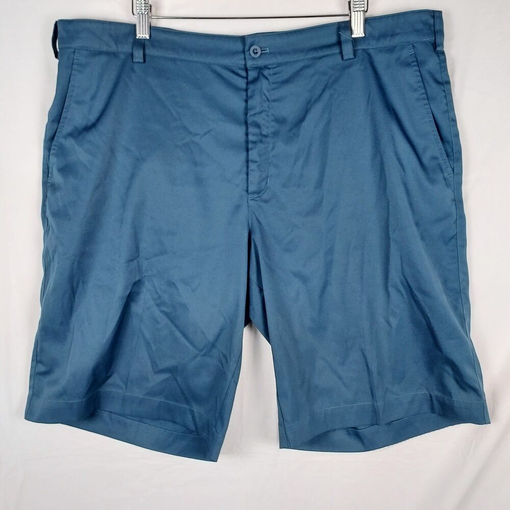 Nike Golf Tour Performance Shorts 38 Blue Dri-Fit Mens Athletic Casual